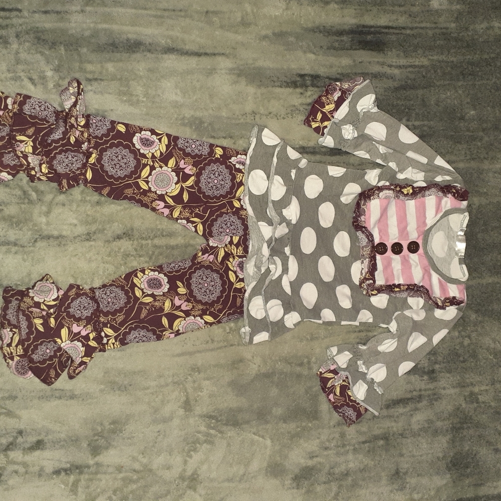 Girls boutique outfit sz 1-2